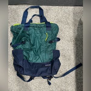 Patagonia packable backpack.
